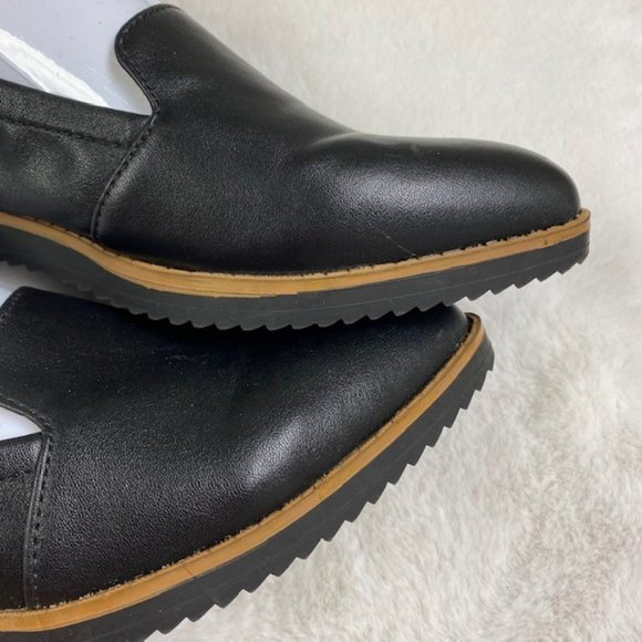 Adrienne‎ Vittadini Lanz Skimmer Flats Vegan Leather, size 7.5 M, LIKE NEW - Picture 9 of 14